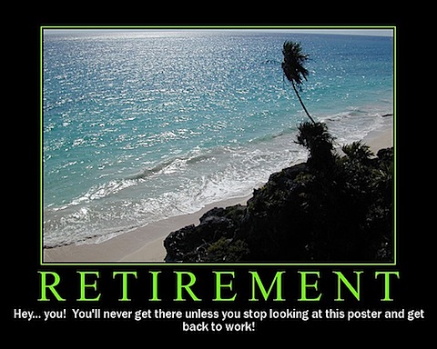 retirement poster